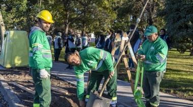 Con más de 18 mil nuevos ejemplares plantados, la Ciudad completó el Plan de Arbolado anual