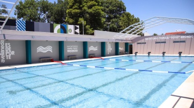 Inauguraron piscina semiolímpica en polideportivo municipal de Avellaneda