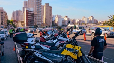 Casi 80 motos secuestradas en Mar del Plata por distintas infracciones
