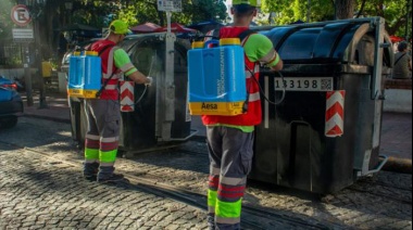 Fragancia de limón para inhibir el hedor de los contenedores porteños