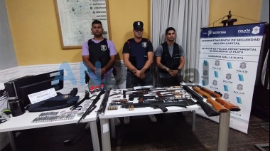 Cayó banda en La Plata que alquilaba armas por las redes: Tenían un arsenal