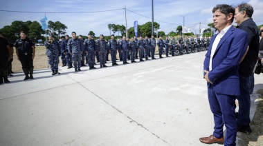Kicillof resaltó la inversión en seguridad y apuntó a Milei por “ahogar a nuestra provincia”