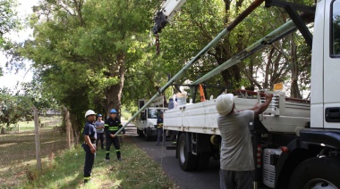 Intervenciones de alumbrado público en cuatro áreas clave de La Plata
