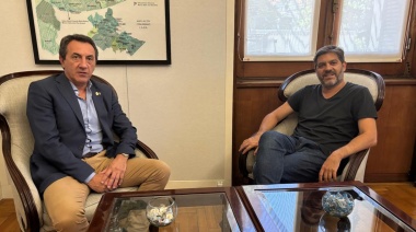 ¿Teléfono para Verón?: Bianco recibió al presidente de Gimnasia