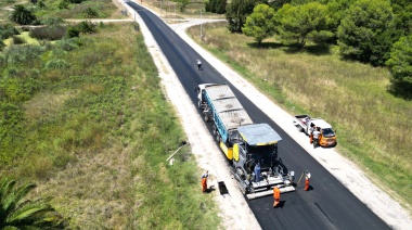 Continúa la cansina repavimentación de la Ruta 36