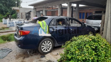 Acusado de violencia de género, se prendió fuego a metros de su expareja en La Plata