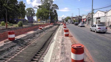 Empezó la renovación integral en arteria clave de San Martín