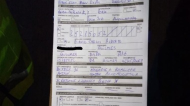 Principal ladero de Kicillof se negó al test de alcoholemia y le retuvieron la licencia de conducir