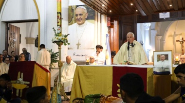 Multitudinaria misa en La Matanza en homenaje al Papa Francisco