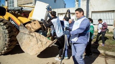 Alessandro destacó el apoyo de la Provincia luego del temporal