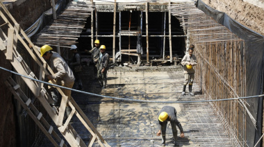 Avanza la mega obra pluvial en la Cuenca del Arroyo Dupuy