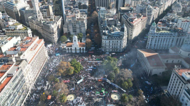 Revienta la Plaza de Mayo en apoyo a Cristina Kirchner