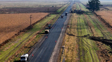 Avanza la repavimentación en ruta clave de la zona núcleo bonaerense