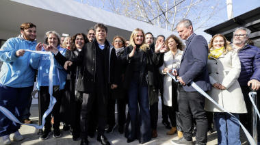 Contra el “ajuste y abandono” de Milei, Kicillof inauguró un centro de salud en Monte