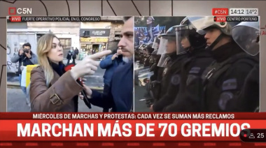 Lemoine fue a provocar a los jubilados, la insultaron y se tuvo que ir con custodia policial
