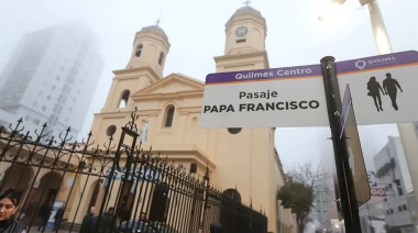 Nuevo pasaje “Papa Francisco” en el centro de Quilmes