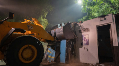 Recuperaron sector del espacio público que había sido ocupado ilegalmente en Parque Saavedra