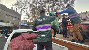 Otro operativo de desalojo de manteros: el turno de Liniers