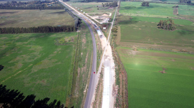 Avanza la duplicación de calzada en la principal ruta de Brandsen