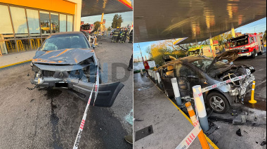 Perdió el control del auto y provocó una tragedia en una estación de servicio de San Fernando