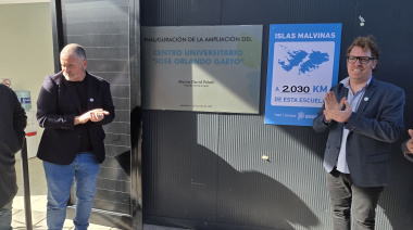Poletti inauguró la ampliación del centro universitario: “Un sueño alcanzado”