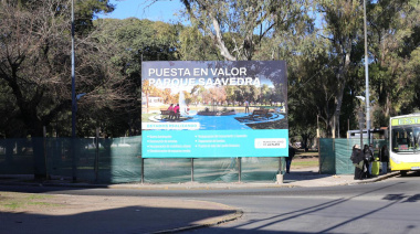 Avanza la reconstrucción del espacio público platense: el turno del Parque Saavedra