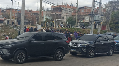 Vuelo rasante de campaña: la visita de Milei a La Matanza duró 5 minutos