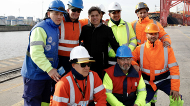 Kicillof adelantó posicionamiento “internacional” del Puerto Dock Sud