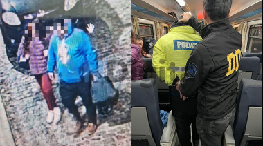 Raptó a una nena en Chacabuco y la llevaba en tren a Retiro: Lo detuvieron en la formación