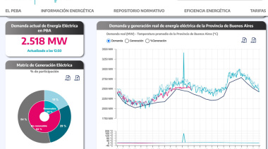 “Eficiencia y transparencia”: lanzaron nuevo Portal Energético bonaerense