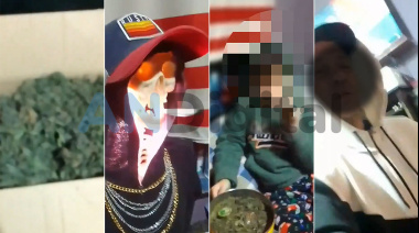 Detienen al despreciable ser que filmó a su hijo de 9 fumando marihuana