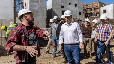 Avanzan las obras del nuevo barrio de viviendas en Don Orione