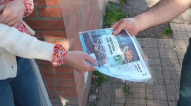 Fuerza Patria cerró la campaña distribuyendo la boleta en cada vivienda de La Plata