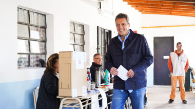 Massa expectante ante el “termómetro” del comicio bonaerense