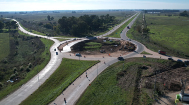 Atraviesa 11 municipios: avanza el mejoramiento integral de la Ruta 6