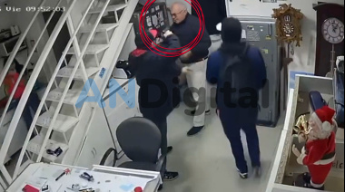 Violentísimo golpe comando a una joyería en Laferrere