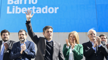 Kicillof inauguró otra escuela y llamó a “cuidar y defender la educación pública”