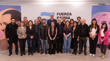 Los candidatos de Fuerza Patria por PBA dieron una muestra de unidad en la sede del PJ