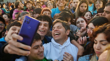 Kicillof: “Siempre nos van a encontrar del lado de los pibes y las pibas”