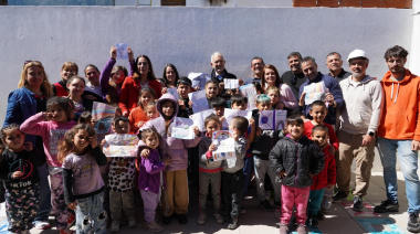 Alak supervisó la puesta en valor de la Casa del Niño Paulo VI en Tolosa