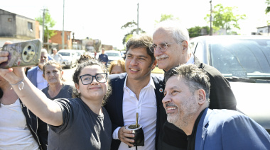 Kicillof y Taiana, con agenda en el conurbano: “El 26 de octubre hay que frenar a Milei”