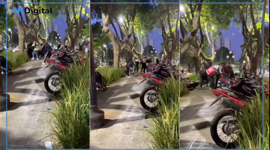 Feroz pelea entre Hells Angels y trapitos a la vuelta de la Gobernación bonaerense