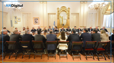 Sadir destacó la “muy buena reunión” con Milei