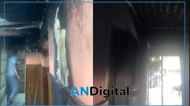 La Plata: una mujer se intoxicó tras el incendio de su vivienda