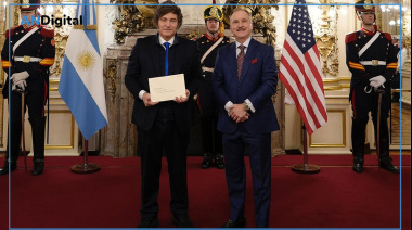 Milei recibió las cartas credenciales del embajador de EE UU, Peter Lamelas