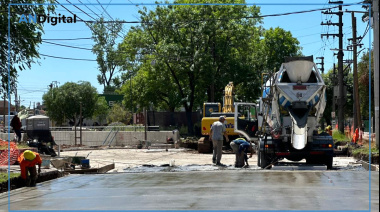 Última etapa de la obra del paso bajo nivel de Rafael Calzada