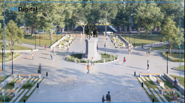 Así lucirá la renovada Plaza España de La Plata