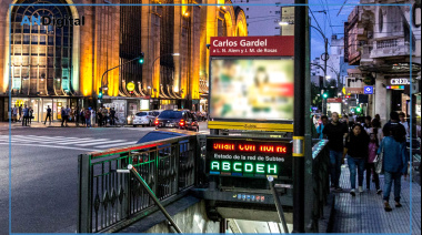 Tras las obras de renovación, el lunes 1 reabre la estación Carlos Gardel
