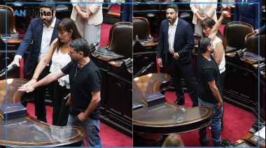 Juan Grabois le hizo la “V” a Javier Milei durante la jura y lanzó un mensaje desafiante