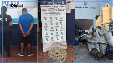 Robaba ruedas junto a su hijo de 12 años: cayó frente al estadio de Estudiantes